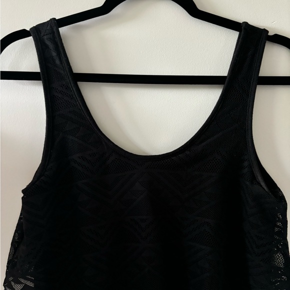 Bongo Maxi Dress with flutter collar - Size Small - Black - Picture 2 of 3